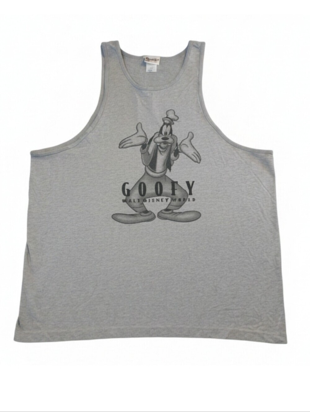 Vtg 90's Walt Disney World Goofy T Shirt XXL Made in USA Gray Theme Tee